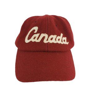 Roots Canada 2002 Olympic Team Baseball Cap Hat Wool Blend Adjustable